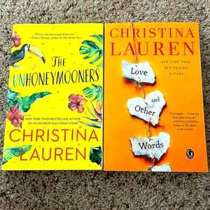 Christina Lauren Book Bundle- The Unhoneymooners & Love and Other Words